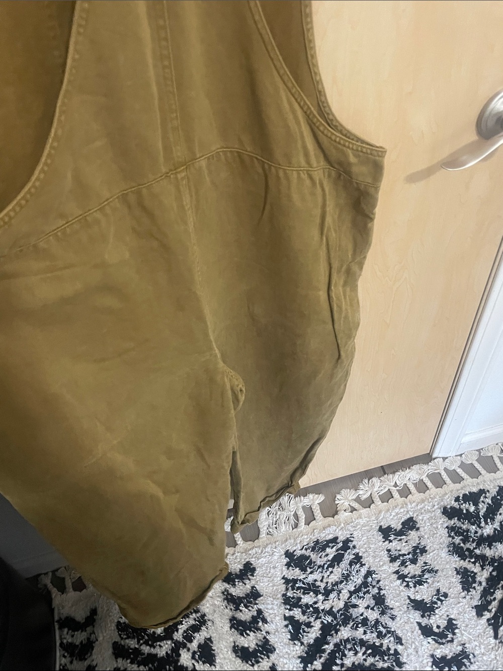 Aerie Women’s Slouchy Earthy Green Utility Overalls – XL - Picture 5 of 11